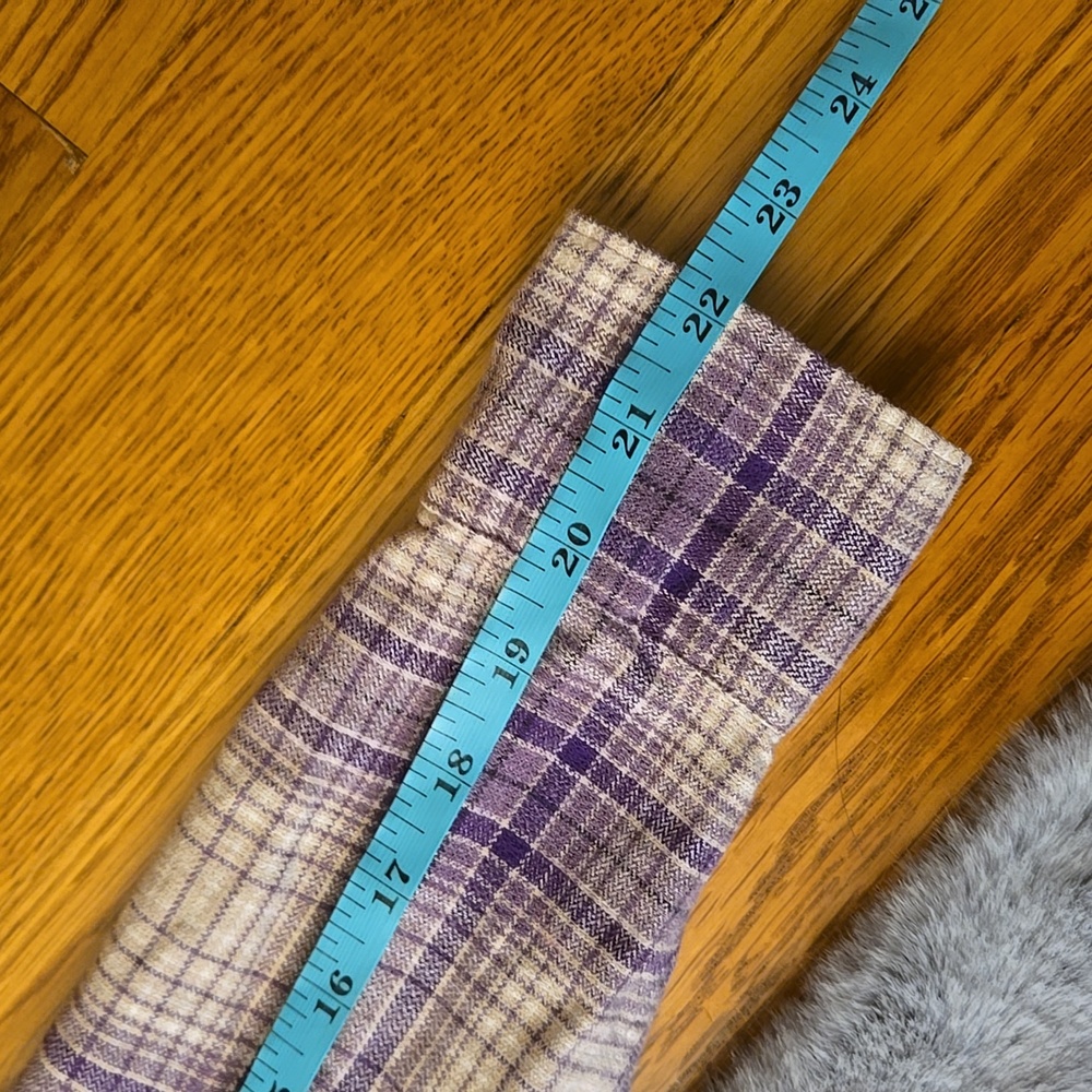Patagonia Purple/White Plaid Button Down Shirt, Women's Medium, Great Condition - Picture 8 of 13